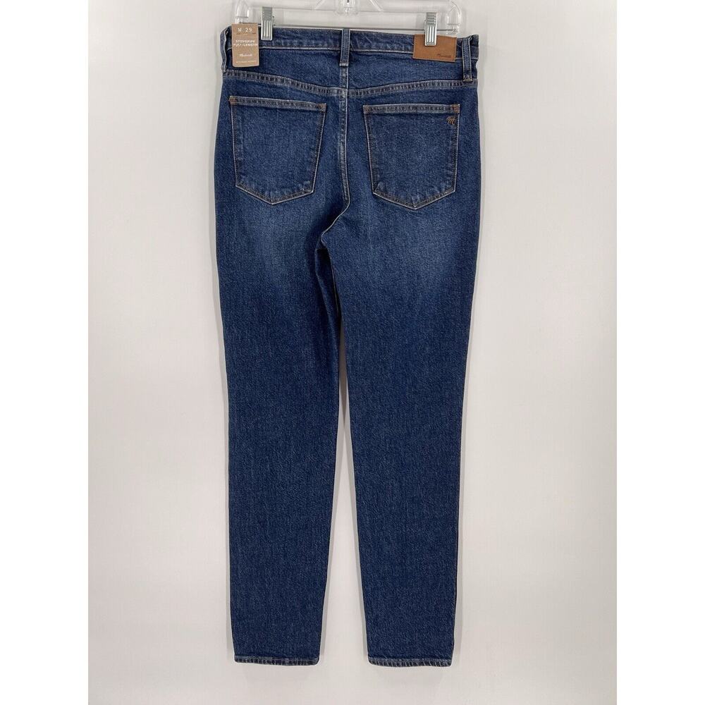 NEW W TAGS Madewell Women's Size 29 (32x33) Blue Curvy High Rise Stovepipe Jeans